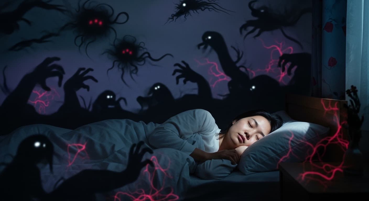 밤마다 악몽에 시달린다면? 잠 못 드는 밤, 악몽의 원인과 해결책