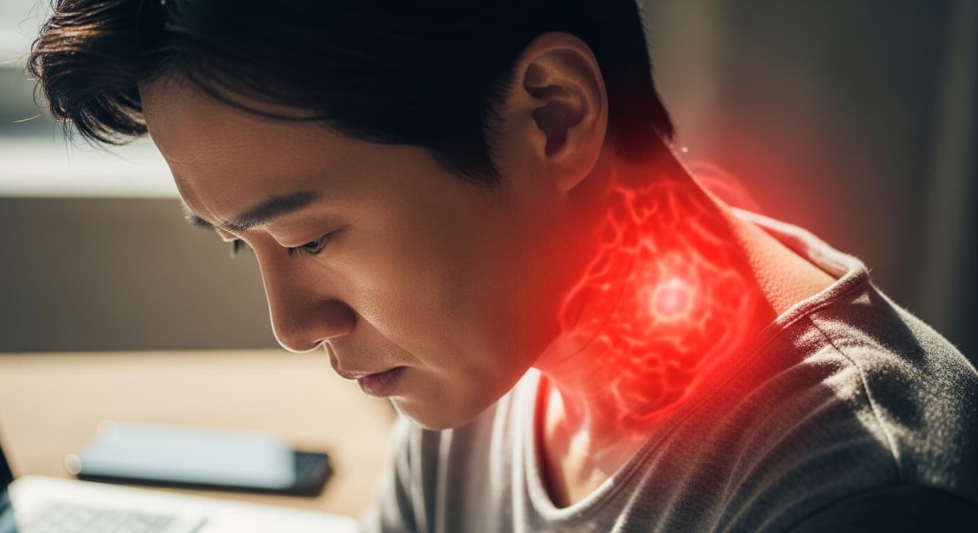 C자 커브 실종? 일자목 방치하면 목 디스크 지름길!