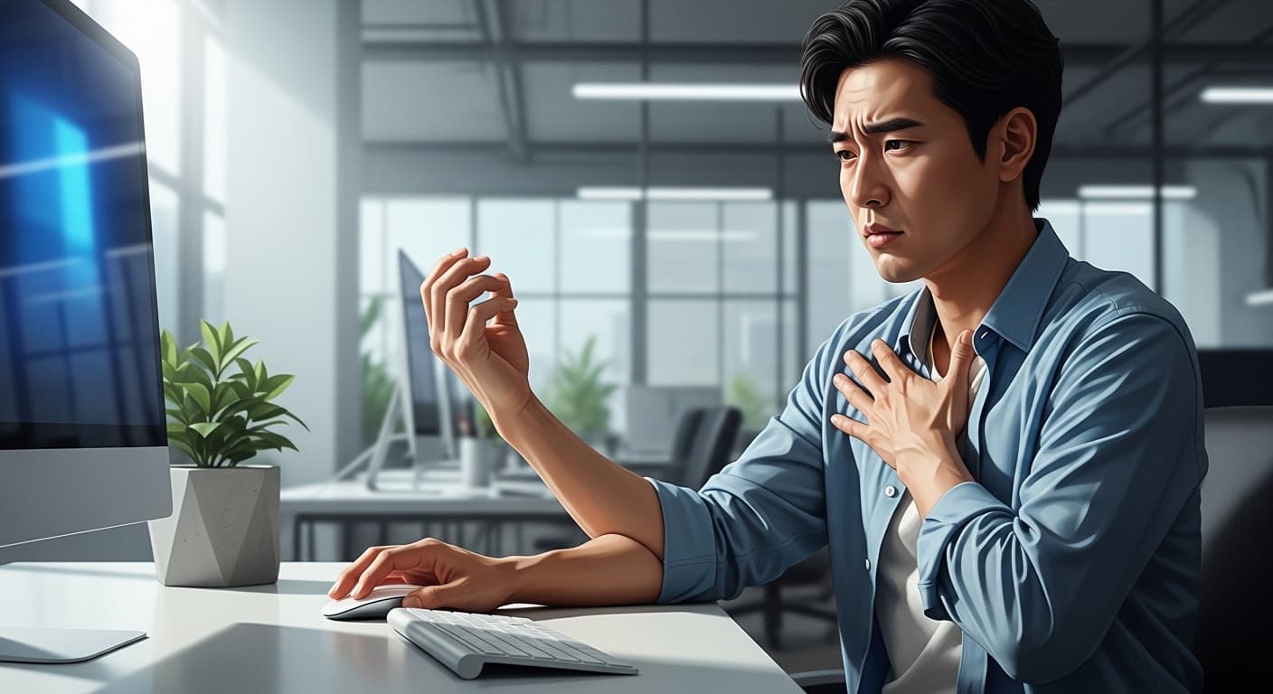 손이 저리고 감각이 없는 손목 터널 증후군