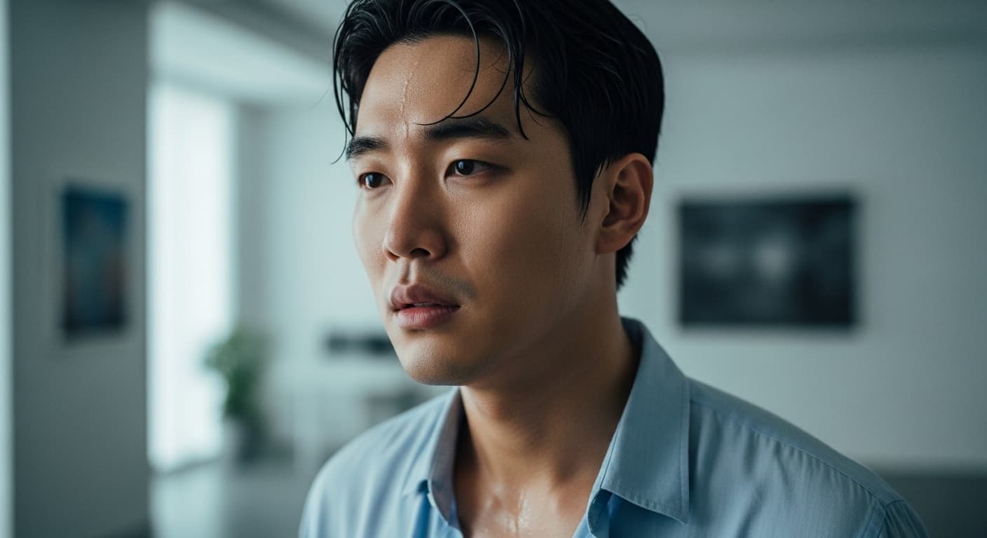 가만히 있어도 땀이 줄줄 흐르는 기허증