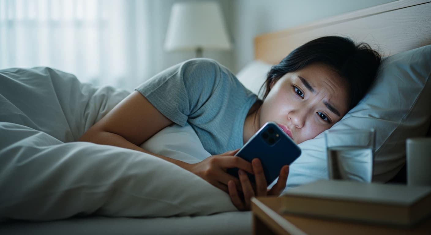 잠 못 드는 밤, 혹시 스마트폰이 원흉? '디지털 불면증' 진단법