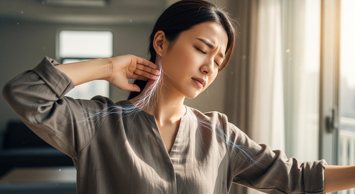 찌릿찌릿 팔 저림, 단순 결림 아니야! 목 디스크 초기 증상 체크리스트
