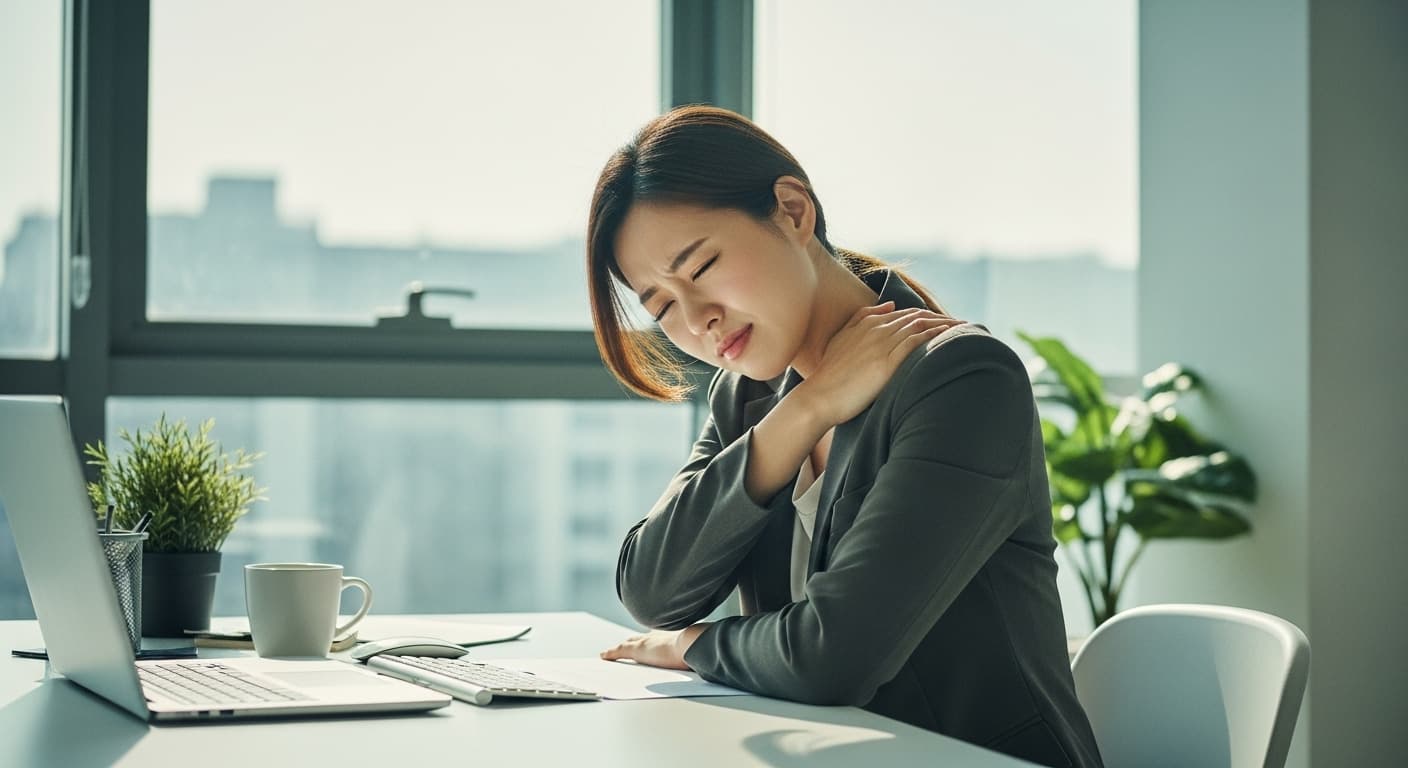 거북목, 라운드 숄더가 등 통증을 부른다고? 나쁜 자세 바로잡기!