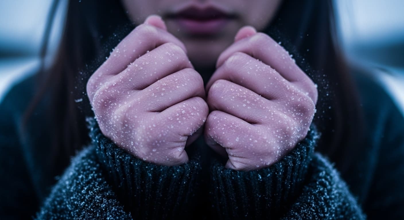 한겨울에도 얼음장 같은 손발? 뼛속까지 시린 수족냉증, 단순한 추위가 아니다