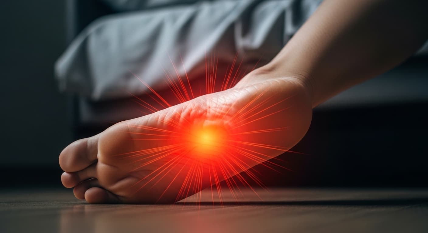 아침마다 발바닥이 찢어지는 고통? 족저근막염 초기 대처법!