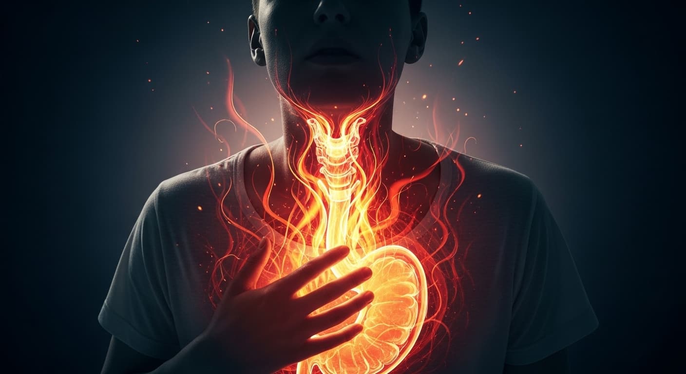 가슴이 타들어가는 고통? 역류성 식도염, 당신의 식습관이 불타는 이유