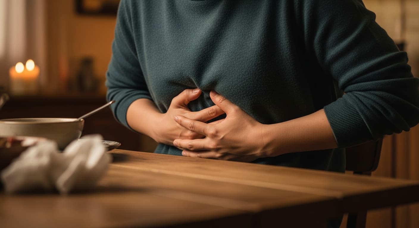 "숨 막히는 명치 통증" 밥 먹다 갑자기 체했을 때 응급처치와 예방법