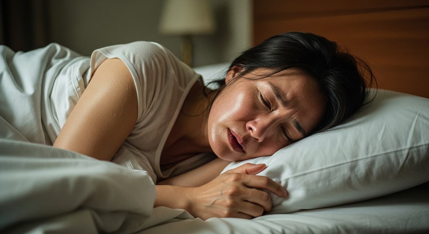 밤마다 땀범벅? 축축한 이불 속에서 벗어나 숙면하는 갱년기 비법!