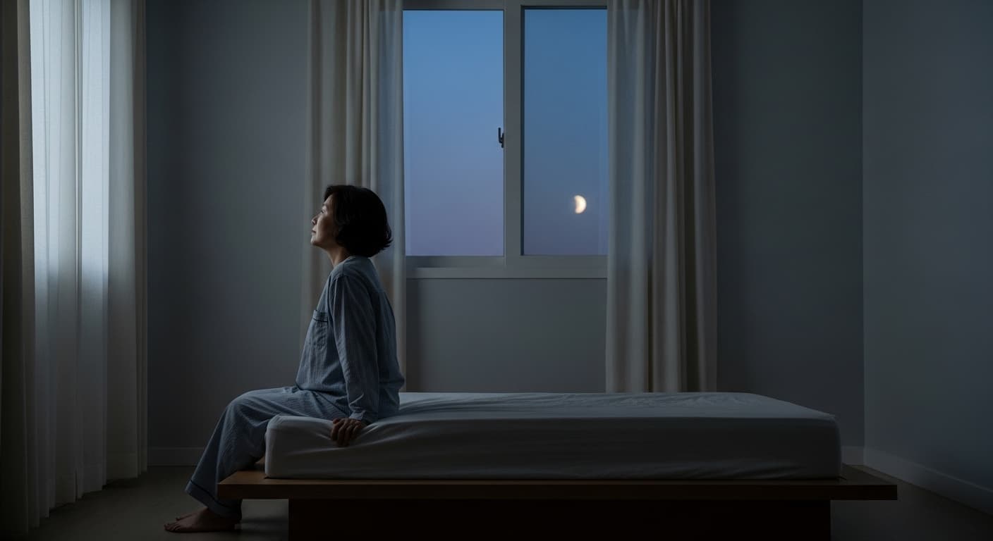 뒤척이다 밤샘? 갱년기 불면증, '꿀잠'으로 가는 지름길 대공개!