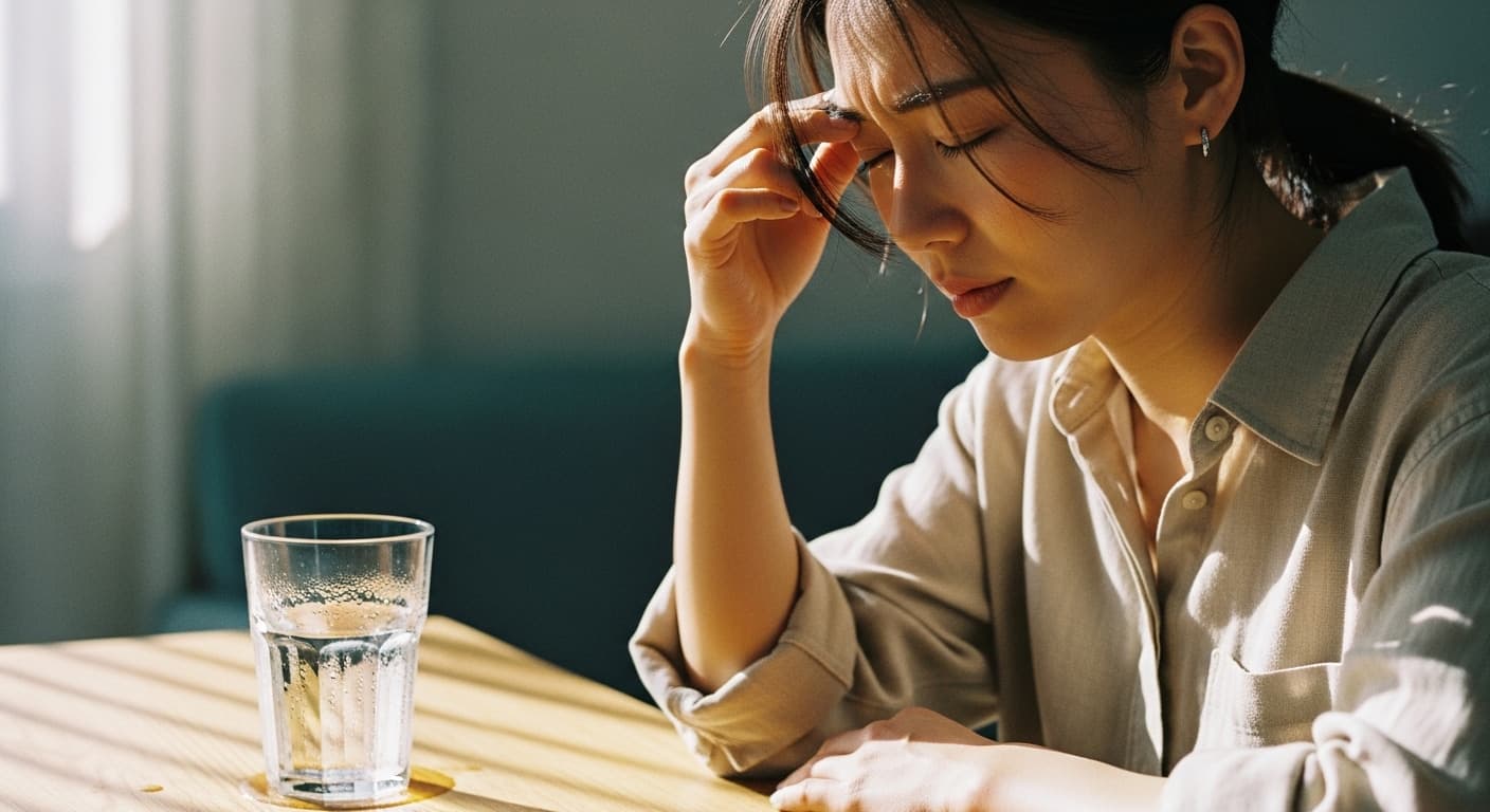 머리가 지끈지끈? 진통제 말고 '수분'으로 두통 해방!