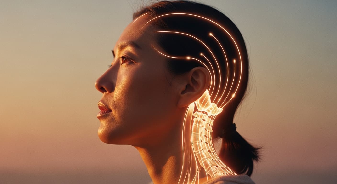 거북목 때문에 뒷목 쑤시고 머리 아플 때? 특효 지압점 공개!