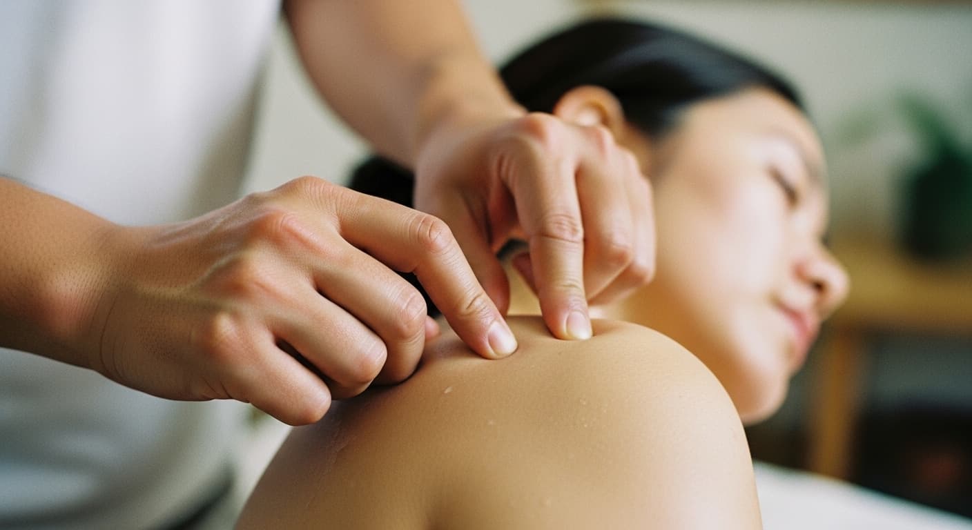 운동 후 뭉친 어깨, '이 지압법'으로 시원하게 풀어줘요!